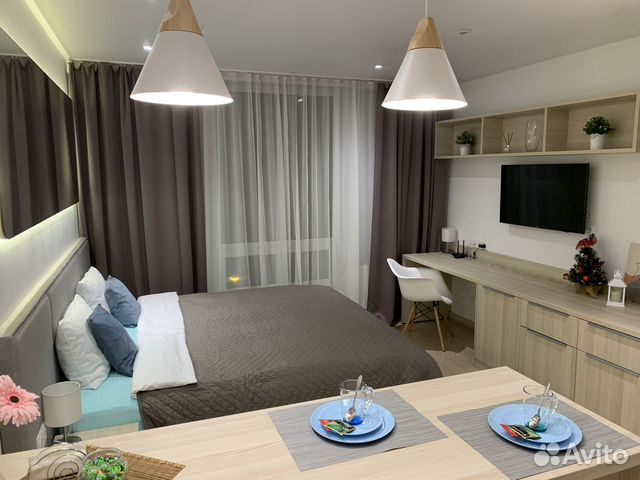 

Квартира-студия, 27 м², 1 кровать