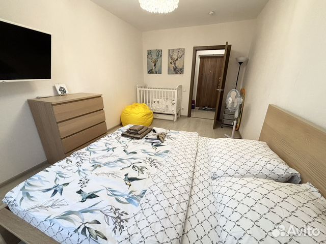 

1-к. квартира, 33 м², 3 кровати