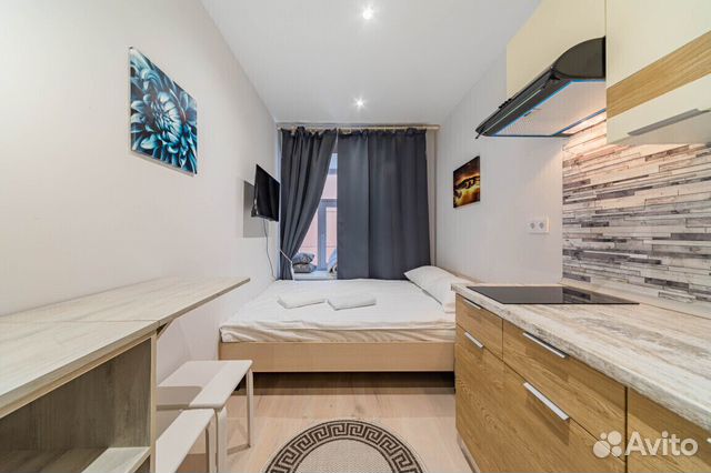 

Квартира-студия, 15 м², 1 кровать