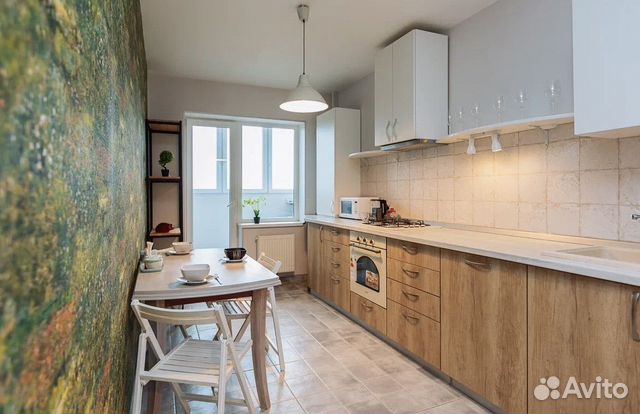 

1-к. квартира, 44 м², 2 кровати