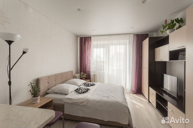 

Квартира-студия, 30 м², 1 кровать