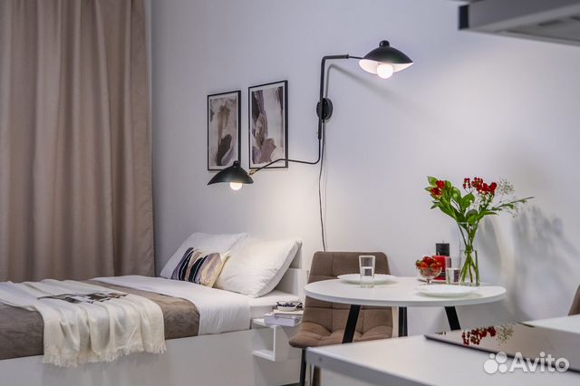 

Квартира-студия, 25 м², 2 кровати
