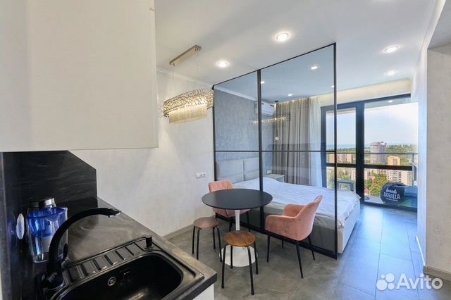 

Квартира-студия, 30 м², 2 кровати