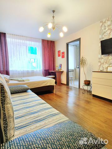 

1-к. квартира, 33 м², 3 кровати