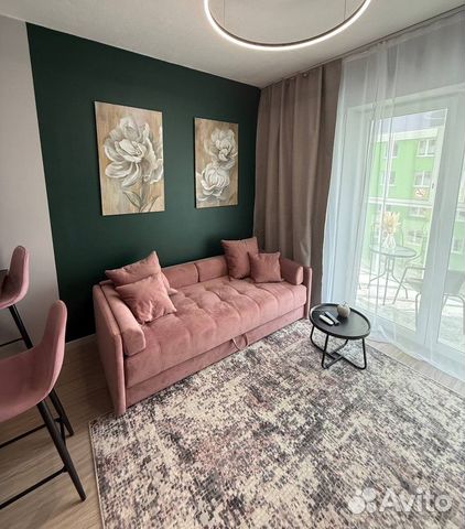 

1-к. квартира, 45,4 м², 2 кровати