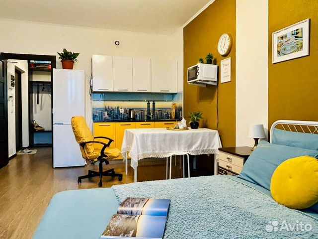 

Квартира-студия, 30 м², 2 кровати