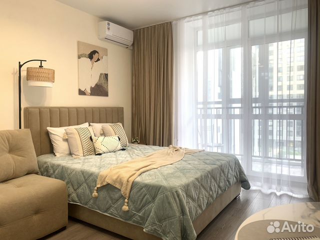 

Квартира-студия, 35 м², 2 кровати