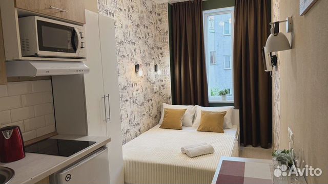 

Квартира-студия, 12 м², 1 кровать
