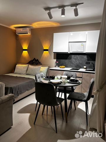 

Квартира-студия, 40 м², 2 кровати
