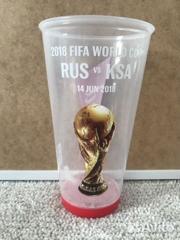Стаканы Чемпионат мира 2018 fifa BUD, Coca-Cola