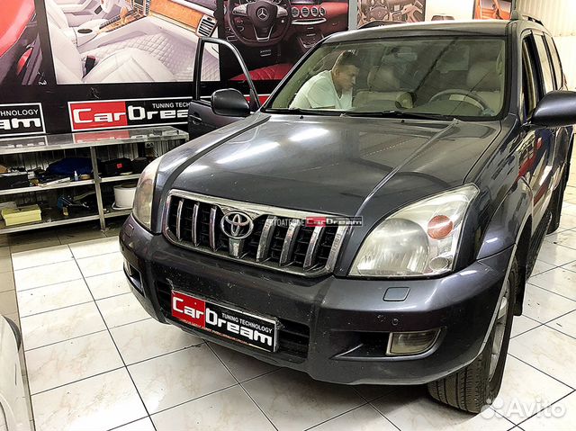 Кожаный салон Toyota Land Cruiser Prado 120 беж Кожаный салон Toyota Land Cruiser Prado 120 беж