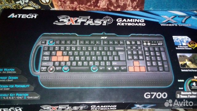 Игровая клавиатура a4tech g700
