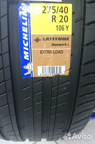 Новые Michelin Lattitude sport-3 GX 275/40 R20 Y Новые Michelin Lattitude sport-3 GX 275/40 R20 Y