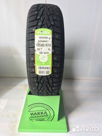 Новые 185 60 15 Nokian Nordman 7 шип