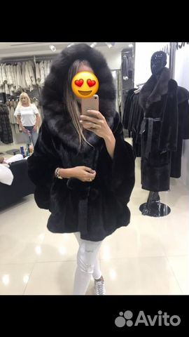Новая Норковая шуба Blackglama с соболем Новая Норковая шуба Blackglama с соболем