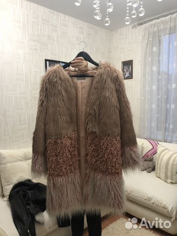 Шуба из искусственного меха ASOS