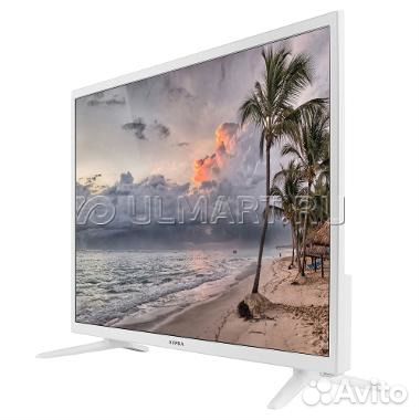 Телевизор supra. Новый. 81 см. Белый.Smart TV Телевизор supra. Новый. 81 см. Белый.Smart TV