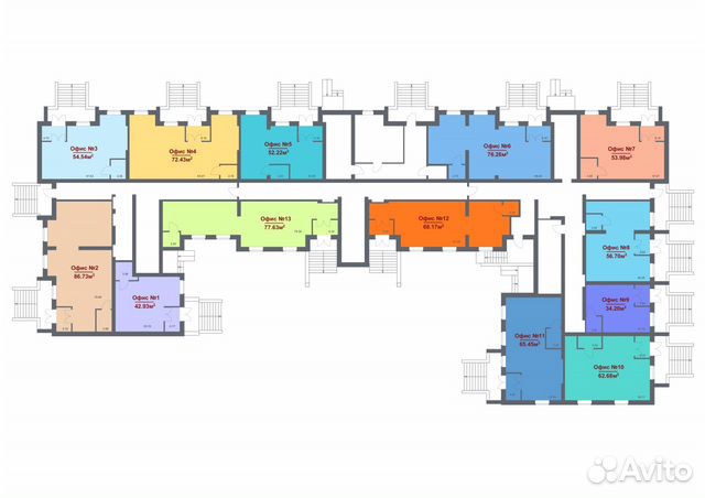 Свободного назначения 42.9 м² Свободного назначения 42.9 м²