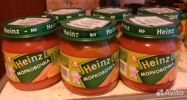 Пюре Heinz морковочка