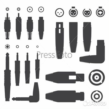 Хвосты с разъемами для блоков питания
