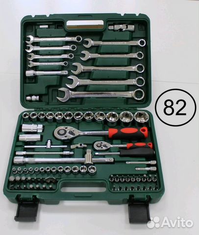 Усиленный набор инструмента Star -Vip 82 предмета