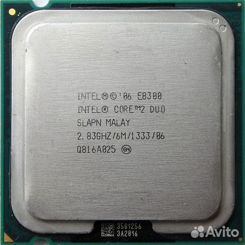 Процессор сокет 775 Intel Core2Duo E8300