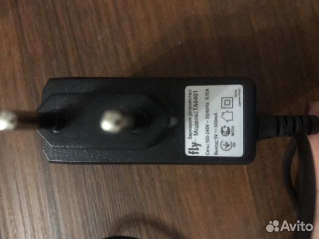 Сетевое зарядное устройство(mini USB) 5v 500mA Fly