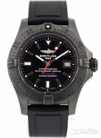 Breitling Avenger Seawolf Blacksteel Code Red