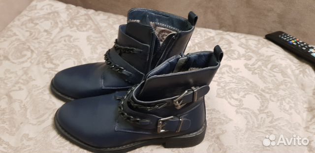 Демисезонные сапоги для девочки р.34