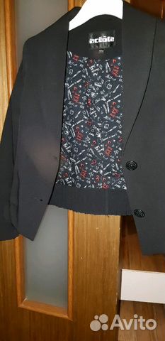Пиджак черный форма