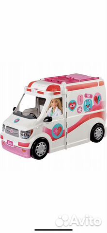Mattel Barbie набор мобильная скорая помощь 2 В 1 89062132153 купить 8