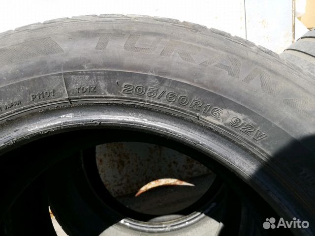 4 Летние шины Bridgestone Turanza R16 T001