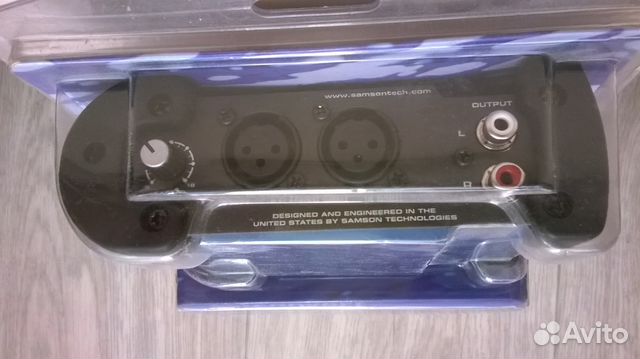 Аудиоконвертор xlr-rca от Samson Audio Аудиоконвертор xlr-rca от Samson Audio
