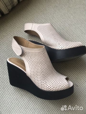 Босоножки кожаные, р-р 39. 1500