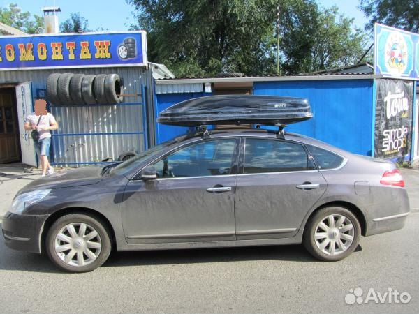Автобокс на крышу Ниссан Тиана + монтаж Автобокс на крышу Ниссан Тиана + монтаж