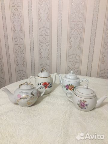 Чайники заварочные СССР фарфор