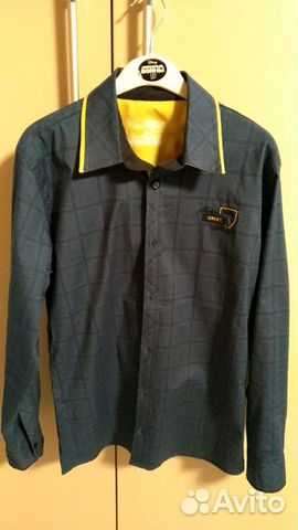 Рубашка blue land рост 152 как новая