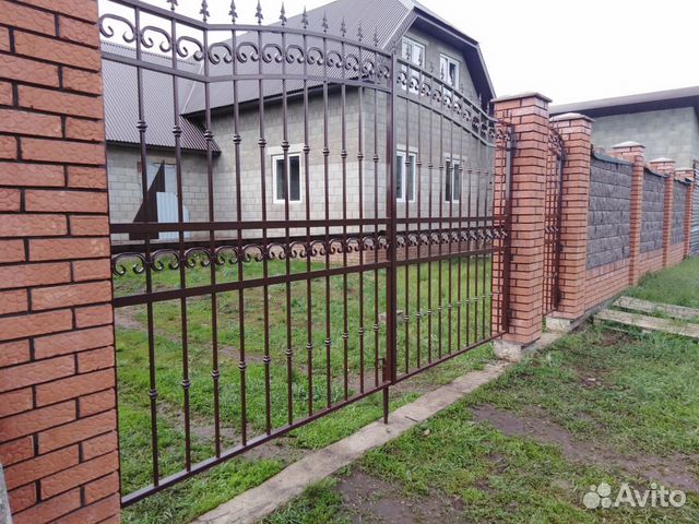 Ворота распашные кованые