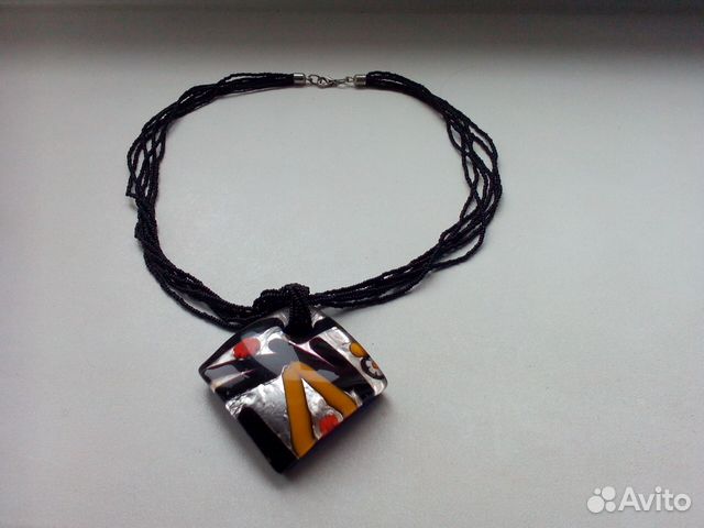 Ожерелье с подвеской Murano Италия