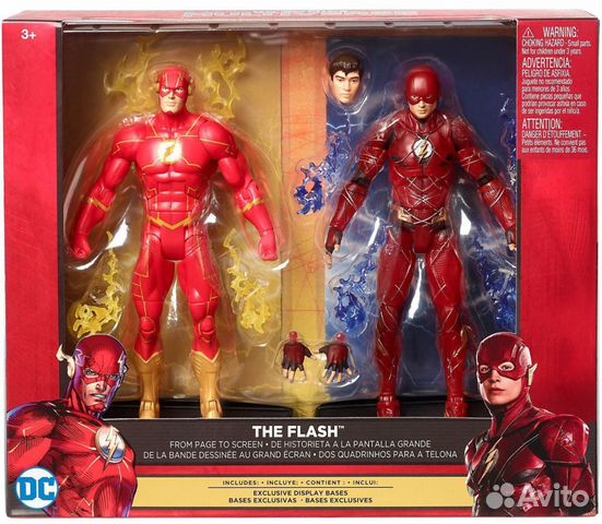 Набор фигурок DC Comics Multiverse Flash Two-Pack Набор фигурок DC Comics Multiverse Flash Two-Pack