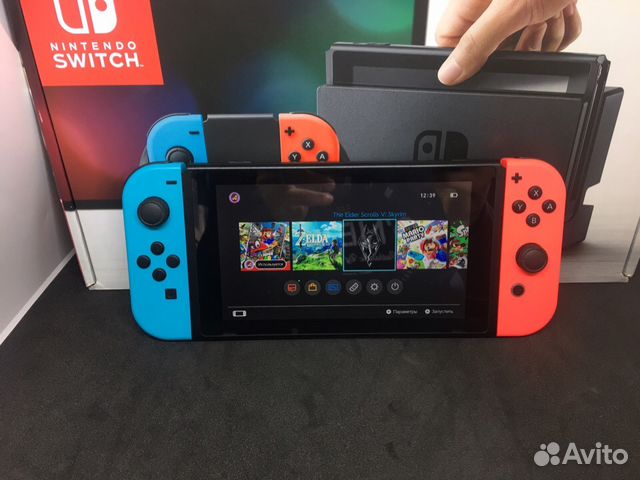 Nintendo Switch + 128 GB (Игры) + Atmosphere (+ До