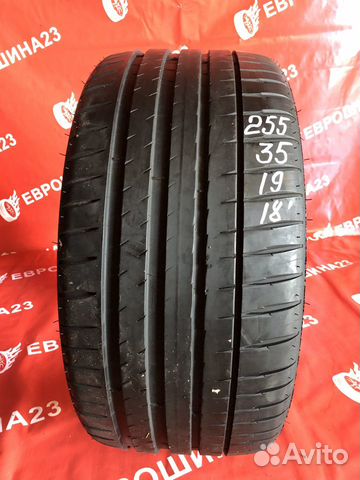 Летние шины бу R19 255 35 michelin pilot sport-4-S