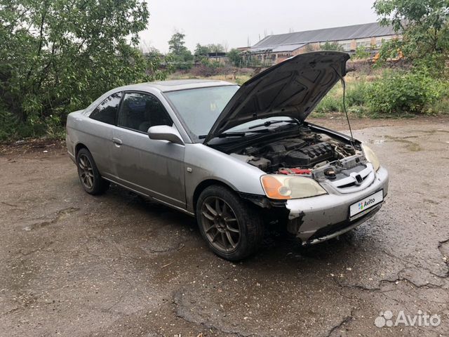 Honda Civic 1.7 AT, 2001, битый, 180 000 км