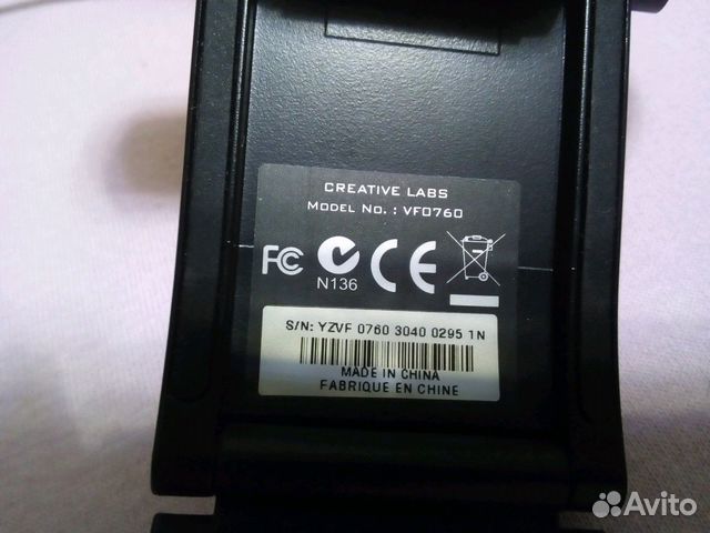 Веб-камера creative labs vf0760