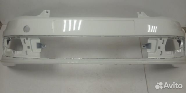 Бампер пепедний Volkswagen Polo с 2015 года белый