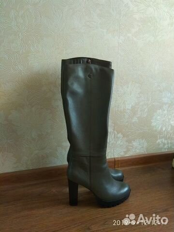 Сапоги новые кожаные