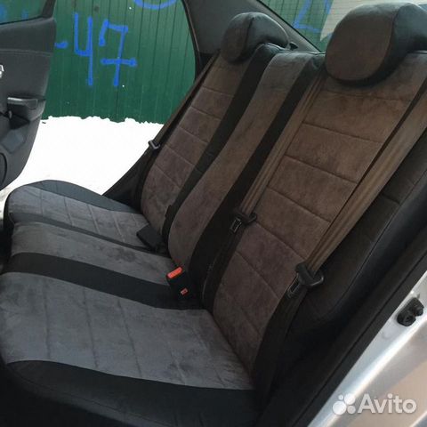 Автомобильные чехлы из экокожи для Киа Рио Автомобильные чехлы из экокожи для Киа Рио