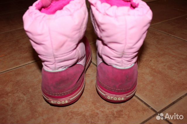 Детские демисезонные сапоги crocs