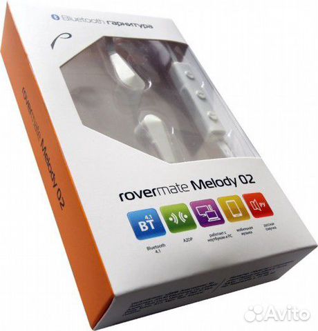 RoverMate Melody02-bluetooth наушники.новые.белые RoverMate Melody02-bluetooth наушники.новые.белые