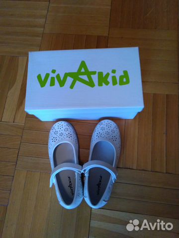 Туфли белые vivakid р. 29